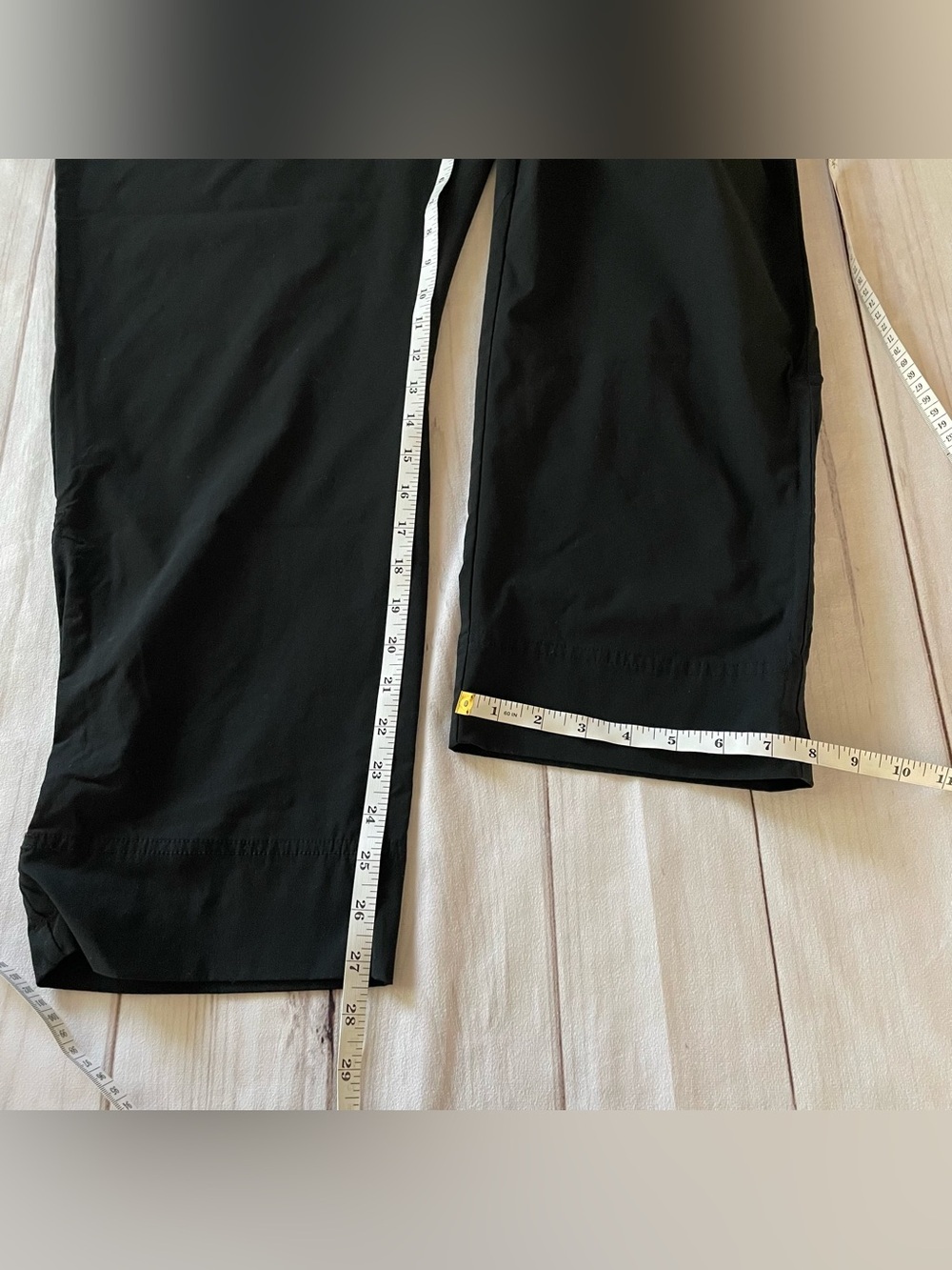 Columbia Pull On Hiking Pants Women’s XL Black Cinch Ankle Nylon Tech Elastic - Picture 13 of 15